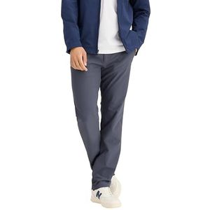 Chino - Effen - Knoopsluiting - Zacht Materiaal - Lang