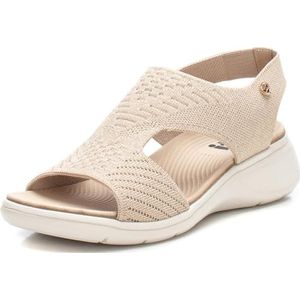 XTI 142737, platte sandalen voor dames, Beige, 36 EU
