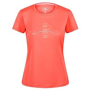 Regatta Dames Fingal VI T-shirt, Neon Perzik, 22