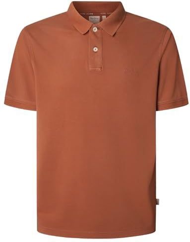 Pepe Jeans Heren nieuwe Oliver GD Polo, Rood (Brick Red), L, Rood (Brick Red), L