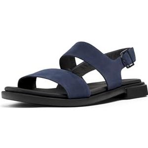 Edy - Sandalen - Gevoerd - Leer - Effen - Open Toe - Platte Hak