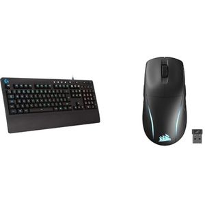 Logitech G213 Prodigy Gaming & CORSAIR M75 WIRELESS RGB Lichtgewicht FPS