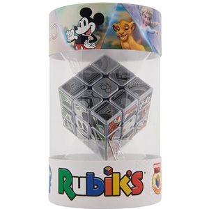 Rubik's Cube, Disney 100e jubileum - Metallic Platinum kubus van 3x3 | Fidgetspeelgoed | Mickey Mouse-speelgoed | Disney-speelgoed