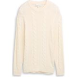 TOM TAILOR DENIM - Trui - Wit - Gebreide Truien
