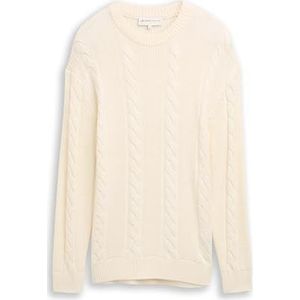 TOM TAILOR DENIM - Trui - Wit - Gebreide Truien