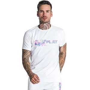 Gianni Kavanagh White Gk Play Tee T-shirt voor heren, Wit, XL