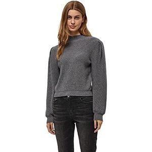 DESIRES Dames DITA Funnneck Pullover Sweater, Grey Mel, L