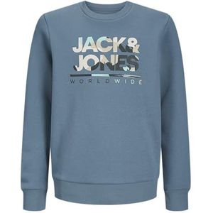 Jack & Jones Junior - Sweatshirt - Blauw - Katoen - Capuchon