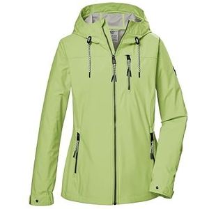 Softshelljack - Lichtgroen - Polyester - Waterafstotend, Winddicht