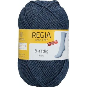 Schachenmayr Regia 8-draden, 150 G jeans gemêleerd handbreigaren