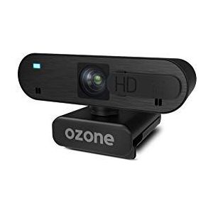 OZONE Ozone Livex50 Webcam -OZLIVEX50- Ontworpen voor Gaming - Webcam 1080p, 30fps, 2 microfoons, Autofocus, USB, Zwart