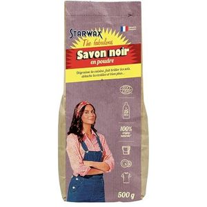 Starwax Smeerzeep in poedervorm, verwijdert vet in de keuken, geeft glans op vloeren, lost vlekken op textiel en nog veel meer - 100% natuurlijke oorsprong - 500 g - 500 g product