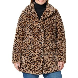 bestseller a/s VMROME Faux FUR Jacket BOOS Jas, Tigers Eye/AOP: Leo, S