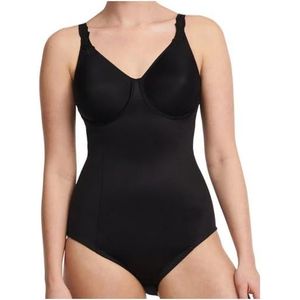 Chantelle Hedona Minimizer Shaping Bodysuit 38B, Zwart, Zwart, 85B