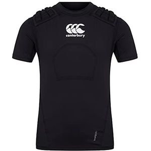 Canterbury van Nieuw-Zeeland Unisex-Jeugd CCC Rugby Bescherming Vest, Zwart/Wit/Zilver, MB