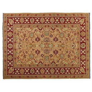Eden Carpets Kilim Sumakh Vloerkleed Handgeknoopt Bangle, wol, meerkleurig, 246 x 310 cm