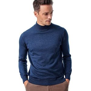 Bonamaison Men's TRMRVN100023 Pullover Sweater, Indigo, XL
