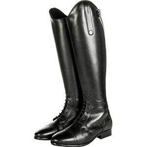 HKM SPORTS EQUIPMENT unisex_adult Reitstiefel-Valencia Teddy, Standaard/-weite9100 Trouser, Zwart, 46 (EU)