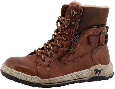 Mustang - Ihana - Winterlaarzen - Cognac - Enkelhoog