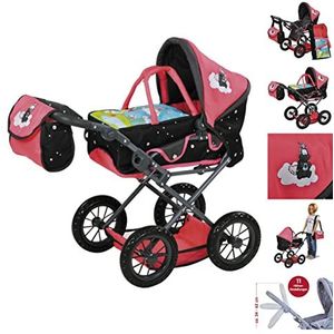 Knorrtoys 80211 NICI Theodor Carbon - poppenwagen Ruby