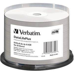 Verbatim DataLifePlus 8,5 GB DVD+R DL 50 stuk(s)