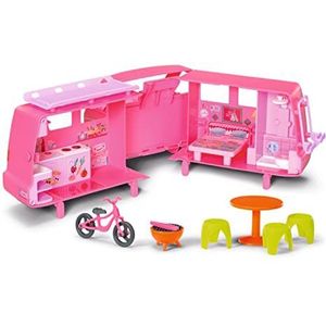 BABY born Minis Camper met Jasmin 906095 - 7cm pop met exclusieve accessoires en beweegbaar lichaam voor realistisch spel - Geschikt voor kinderen vanaf 3+ jaar.