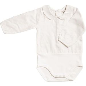BABIDU Babybody met lange mouwen van 100% plumetti-katoen, babybody voor pasgeborenen, zachte, ademende en hypoallergene stof voor de gevoelige huid, baby-halsbody, uniseks kleding voor jongens