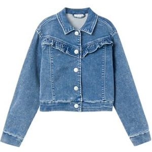 NAME IT Meisjes NKFEMMA SWE DNM Jacket 4103-TH NOOS jeansjack, medium blue denim, 146, blauw (medium blue denim), 146 cm