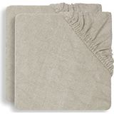 Jollein Aankleedkussenhoes badstof 75x85cm nougat (2pack)