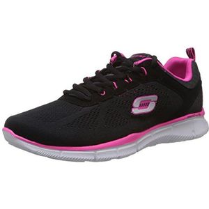 Skechers Equalizer New Milestone, Dames Indoor Court Schoenen, Zwart Bkhp, 36.5 EU