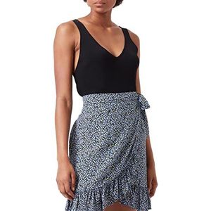 TOM TAILOR Denim Dames Basic gebreide top 1031470, 14482 - Deep Black, L