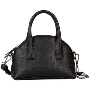 TOM TAILOR Denim bags Licia Dames Shopper Schoudertas Ritssluiting Klein Zwart, zwart, modern