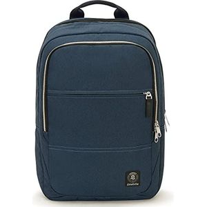 Invicta Office Backpack Biz L - Blauw - Laptophouder tot 15,6"" - USB-adapter - Werk