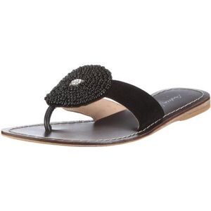 Andrea Conti Dames 0919001 slippers, zwart, 38 EU