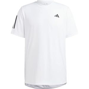 adidas Heren T-shirt (korte mouw) Club 3 Str Tee, Wit, HS3261, L