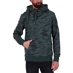 Alife and Kickin JohnsonAK B Sweatshirt Heren Sweatshirt Hoodie Capuchontrui Sweater S-XXXL, Dark Forest Melange, S, Dark Forest Melange, S