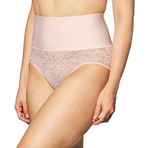 Maidenform Vrouwen temmen uw buik vormgeven kanten string met koele comfort taille shapewear, Roze Pirouette Kant, S