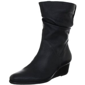 Hassia Turin, breedte H 4-306861-01000 dames klassieke halfhoge laarzen & enkellaarsjes, zwart zwart 0100, 40.5 EU Breed