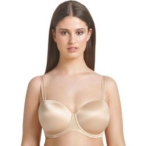 RosaFaia - Beautyfull Padded Basic Strapless Beugel Bh 5640 - Desert
