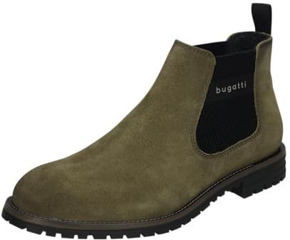 bugatti - 311-aob31 - Laarzen - Donkergroen - Koude Voering