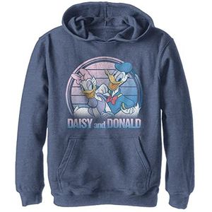 Disney Daisy And Donald Hoodie voor jongens, Marineblauw Heather, M