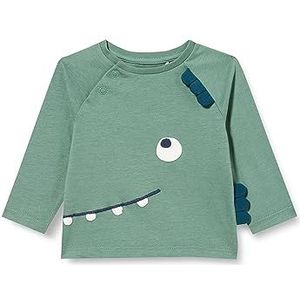 s.Oliver Junior jongens T-shirt lange mouwen blauw groen 74, blauwgroen., 74 cm