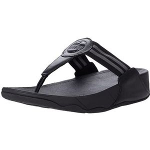 Fitflop Walkstar Damessandalen met sleehak, Zwart, 37 EU