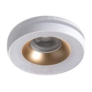 Kanlux Plafondinbouwspot, wit/goud, diameter 96 mm, GU10/GU5.3