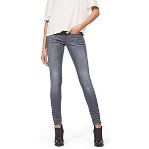 G-Star Raw Lynn D-Mid Waist Super Skinny spijkerbroek dames, grijs (Medium Aged 9296-071), 26W / 32L