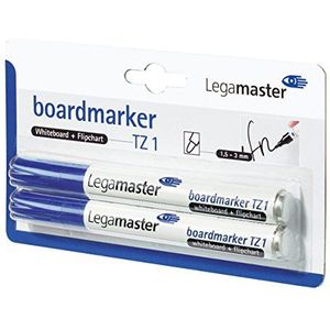 Legamaster Boardmarker TZ 1 blauw, blister van 2