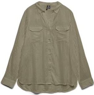 Vero Moda - BUMPY - Overhemdblouse - Regular Fit - Viscosemix