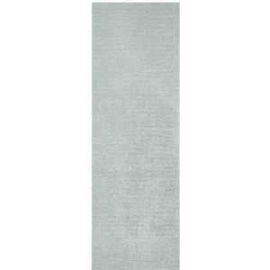 Bijzonder zacht laagpolig tapijt Supersoft lichtblauw van Mint Rugs, 80x250 cm