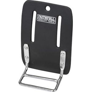 Faithfull Zwarte lederen tang/knipselhouder voor gereedschapsriem