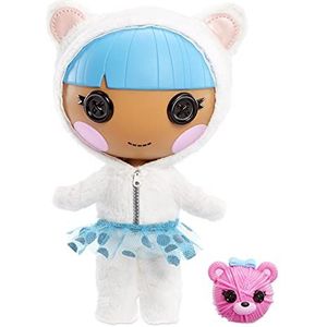 Lalaloopsy Littles Doll Bundles Snuggle Stuff met een Garen Ballen Beer als huisdier - 18 cm Winter-Themed pop met veranderbaar blauw & wit outfit, In herbruikbaar speelset pakket - Voor 3-103 jaar